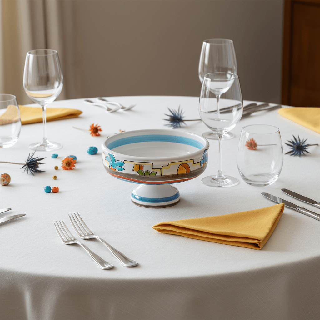 Alzata centrotavola Dammusi - Sua Maestà Sicilia