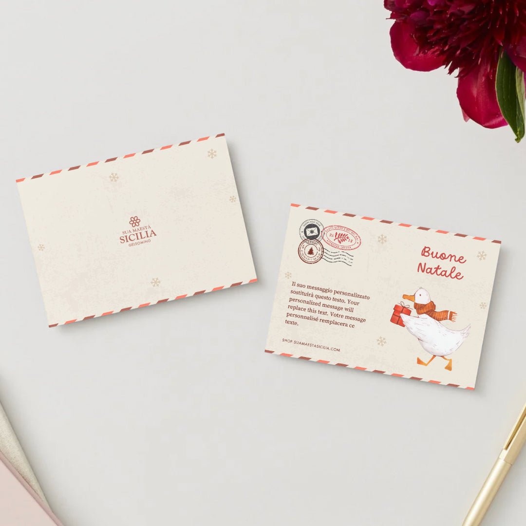 Biglietto di Natale Classico - Sua Maestà Sicilia