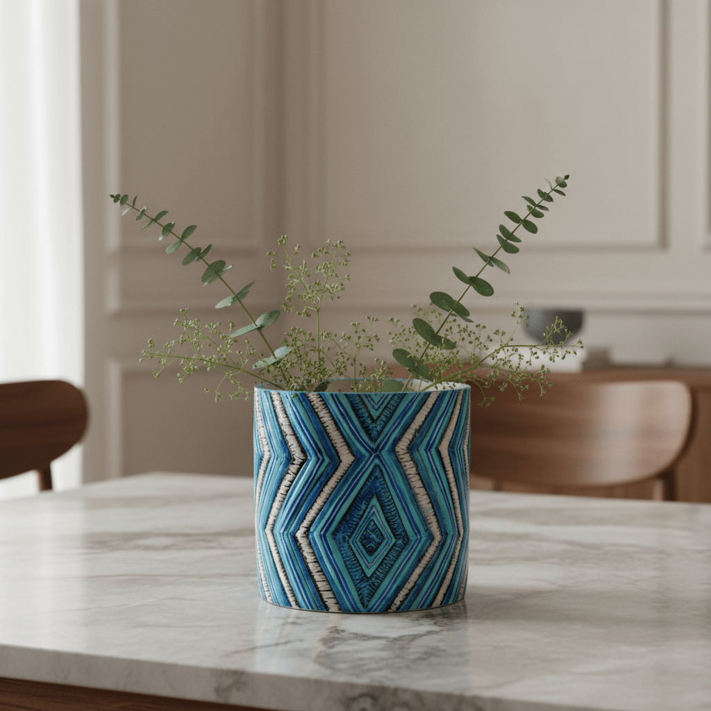 Cachepot basso Marea - Sua Maestà Sicilia