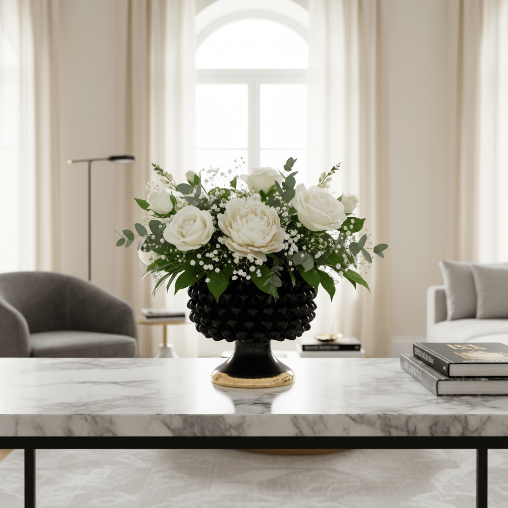 Cachepot Oro Nero - Sua Maestà Sicilia