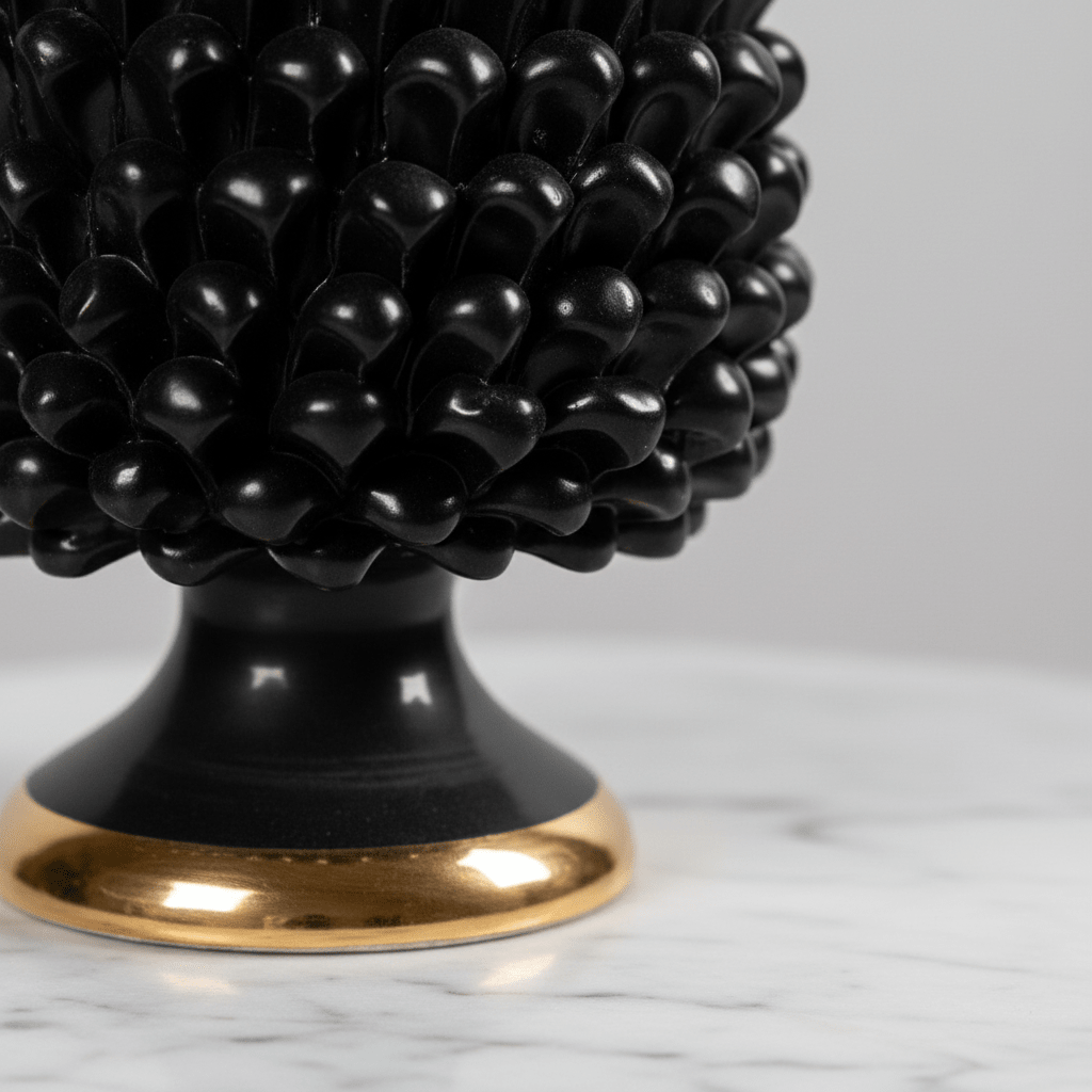 Cachepot Oro Nero - Sua Maestà Sicilia