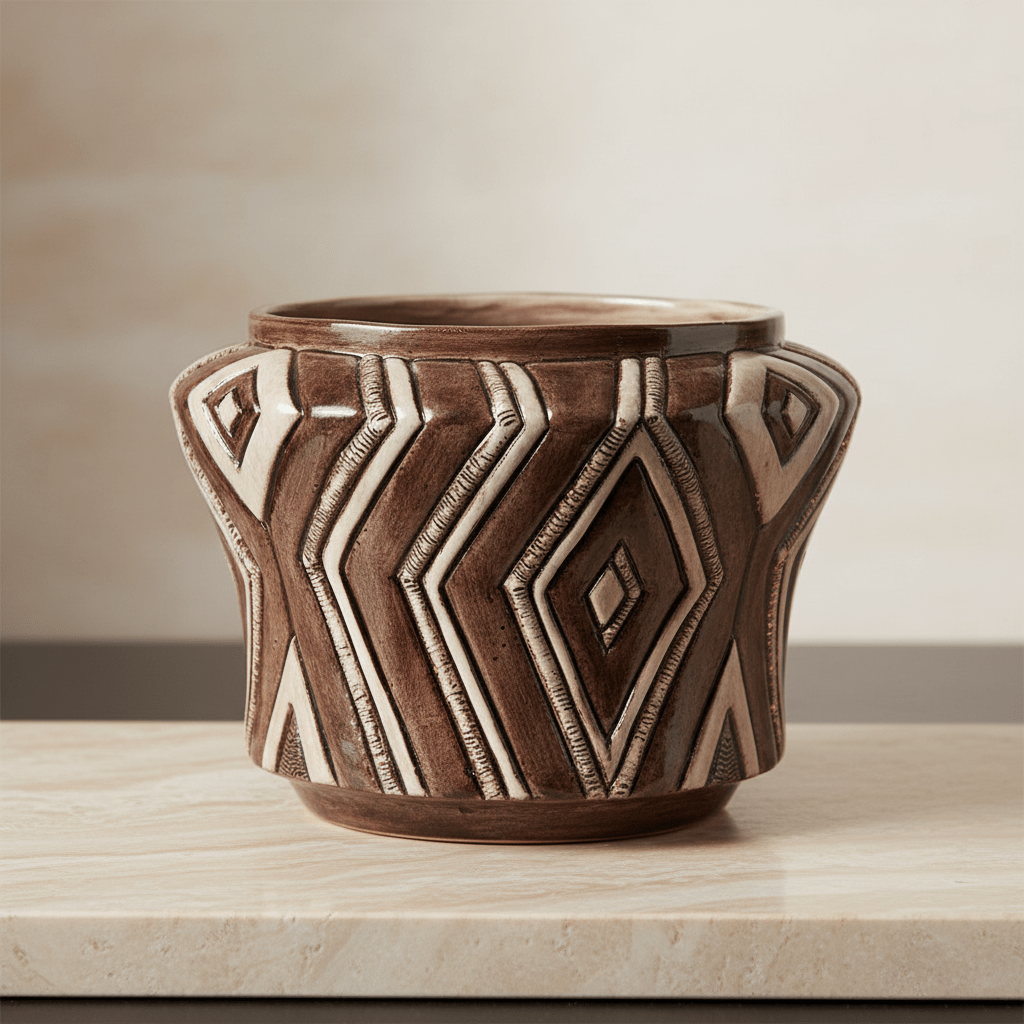 Cachepot sagomato Sabbia - Sua Maestà Sicilia