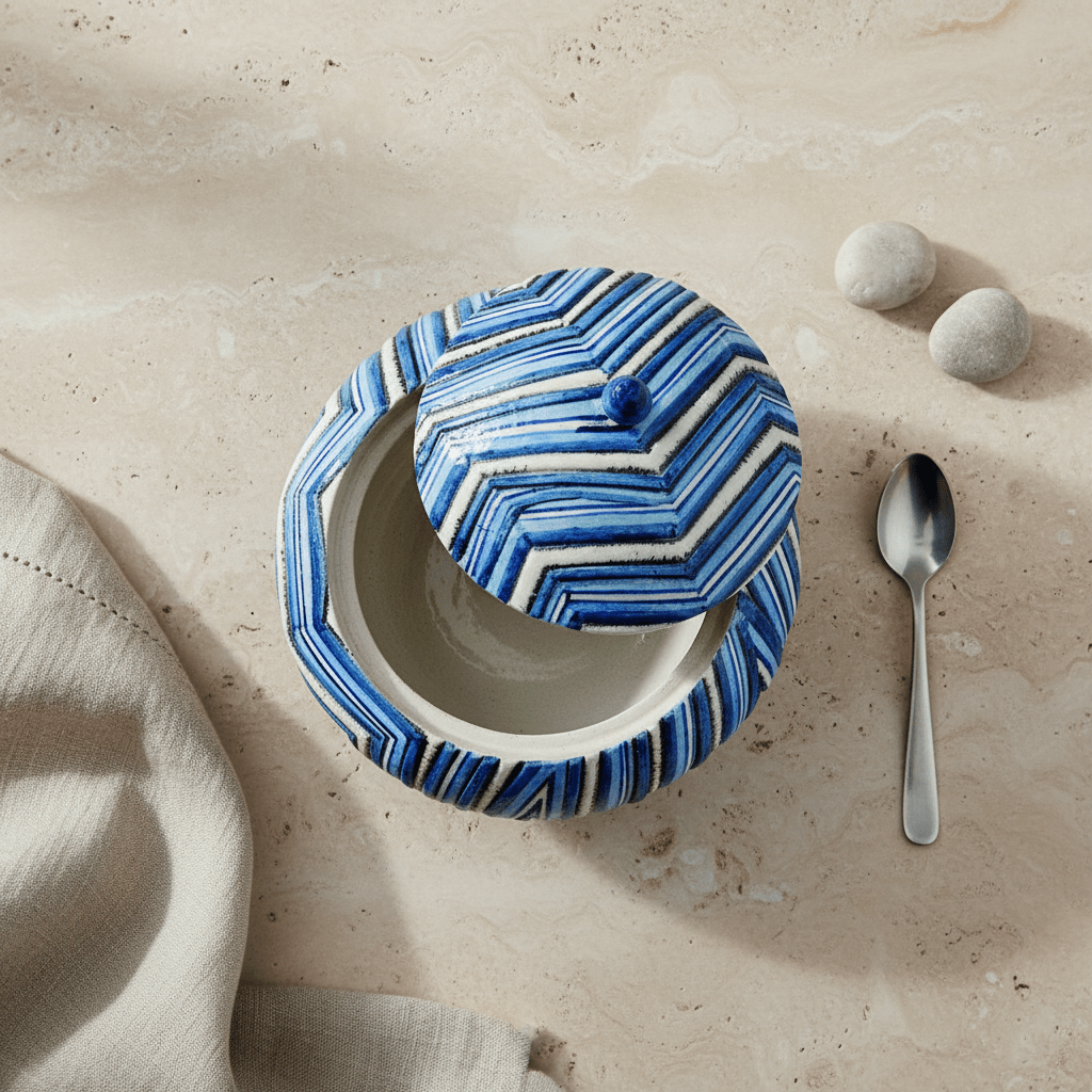 Ciotola con coperchio Marea - Sua Maestà Sicilia