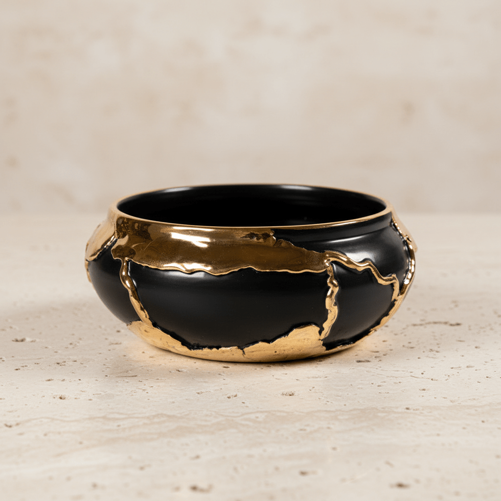 Ciotola Oro Nero - Sua Maestà Sicilia