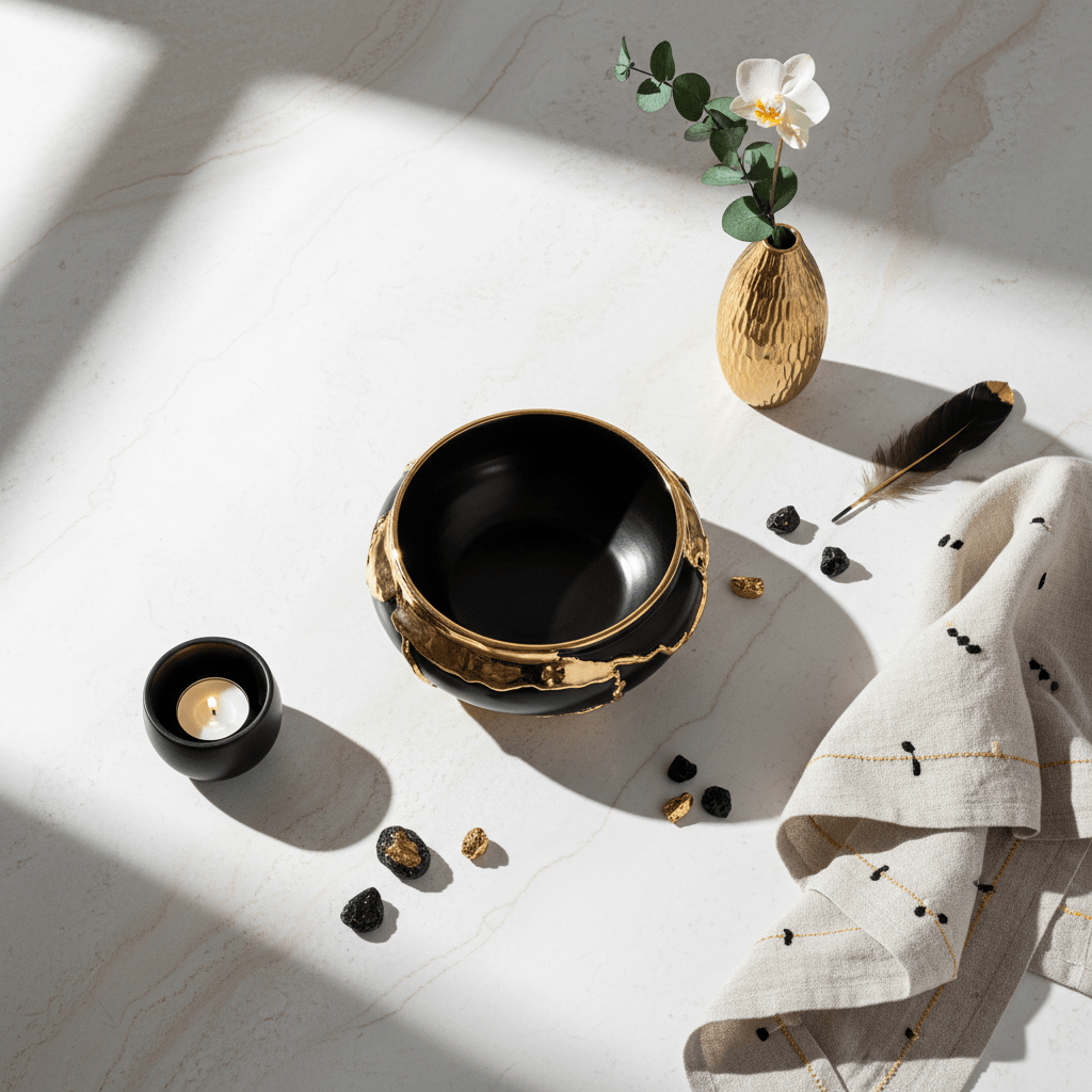 Ciotola Oro Nero - Sua Maestà Sicilia