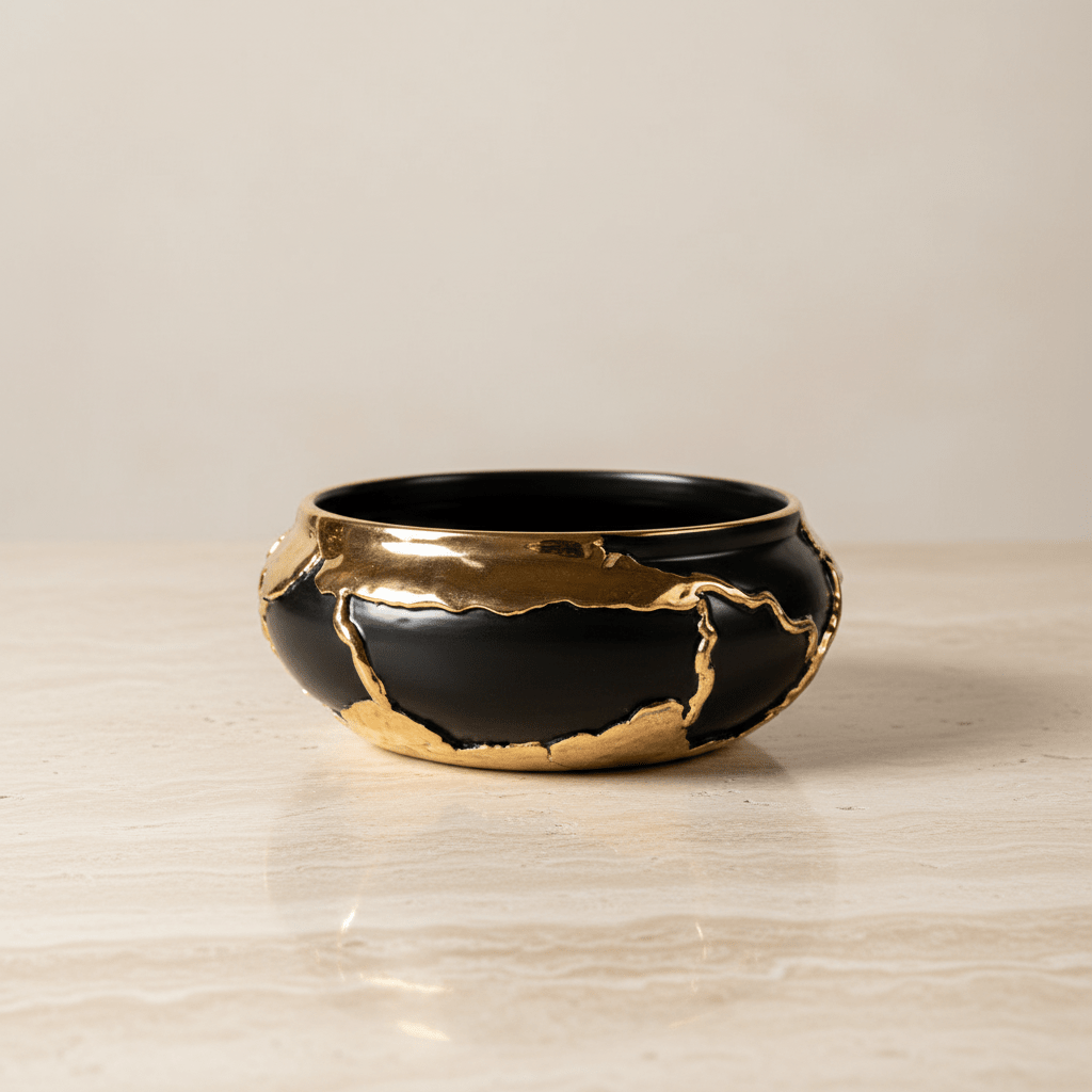 Ciotola Oro Nero - Sua Maestà Sicilia