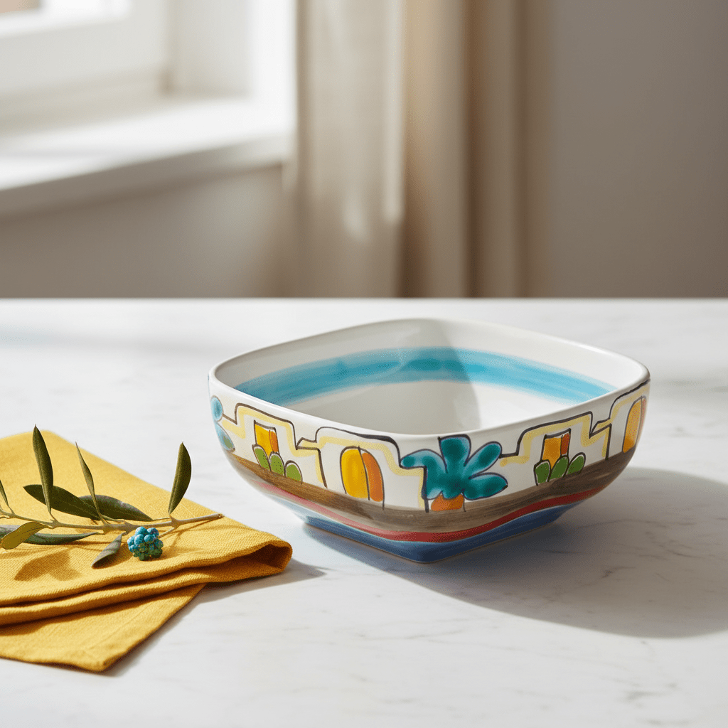 Ciotola quadrata Dammusi - Sua Maestà Sicilia