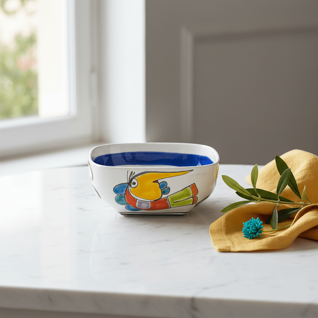 Ciotola quadrata Pesce - Sua Maestà Sicilia