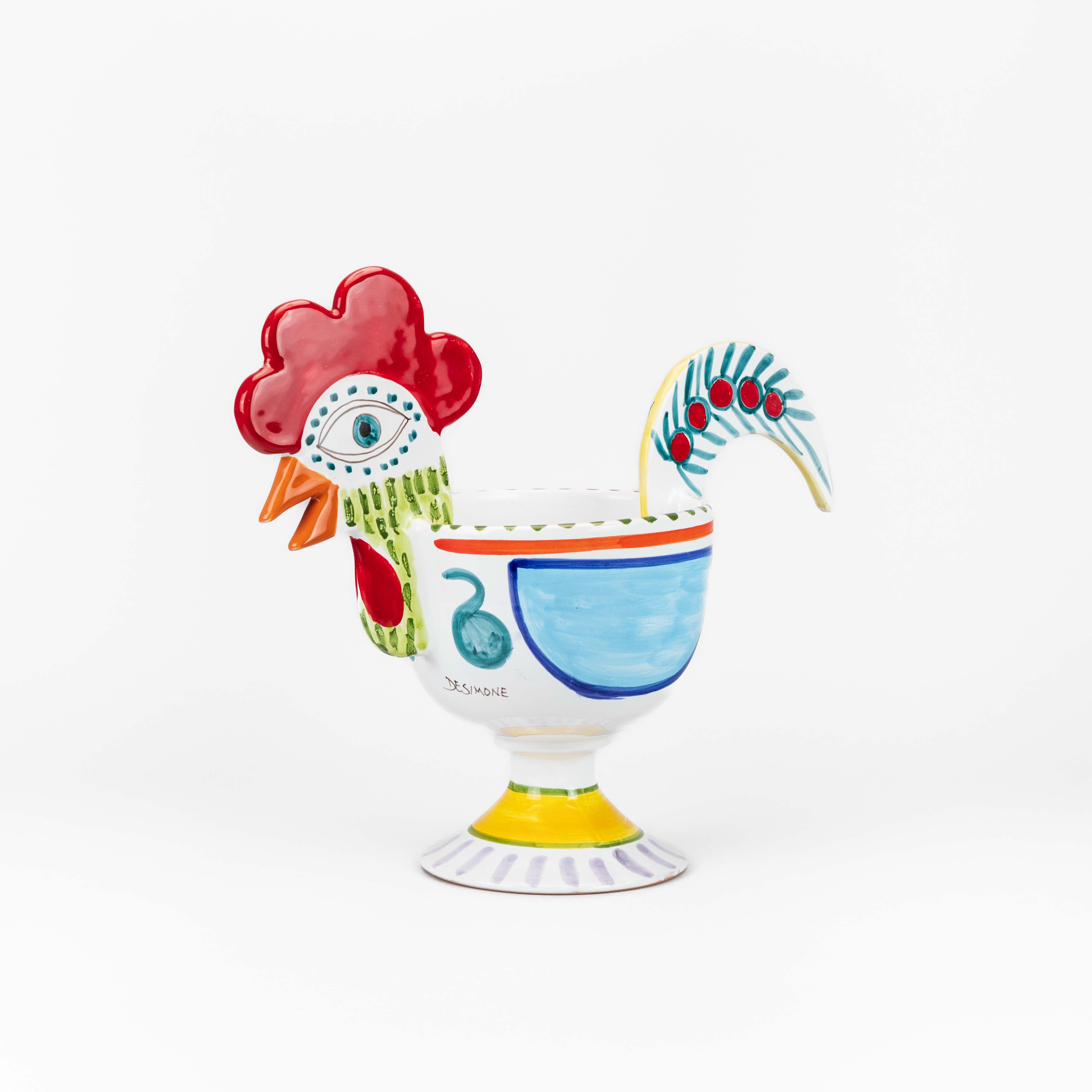 Coq porte-plantes