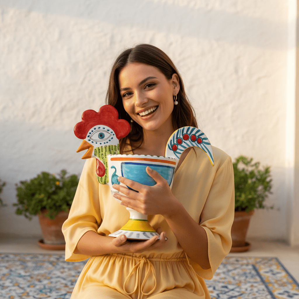 Gallo portapianta - Sua Maestà Sicilia