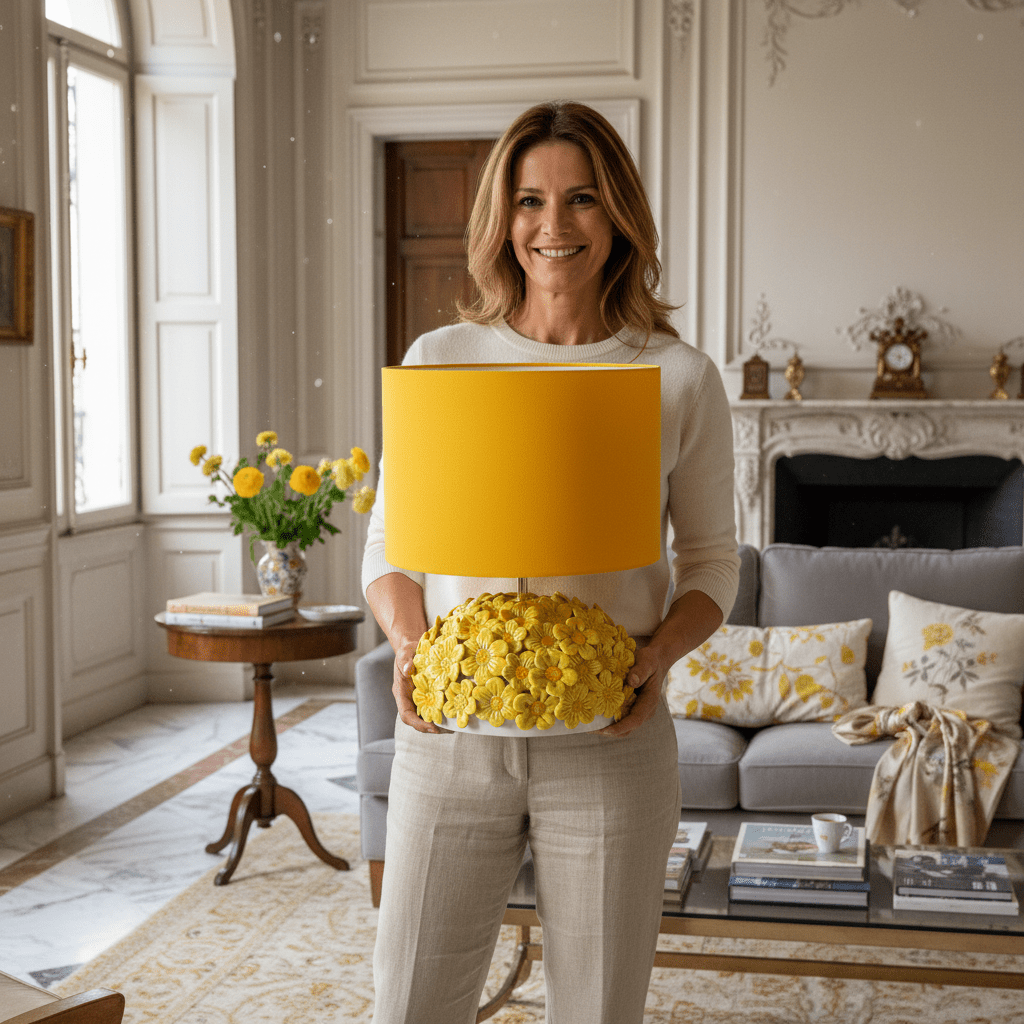 Lume margherite gialle medium - Sua Maestà Sicilia