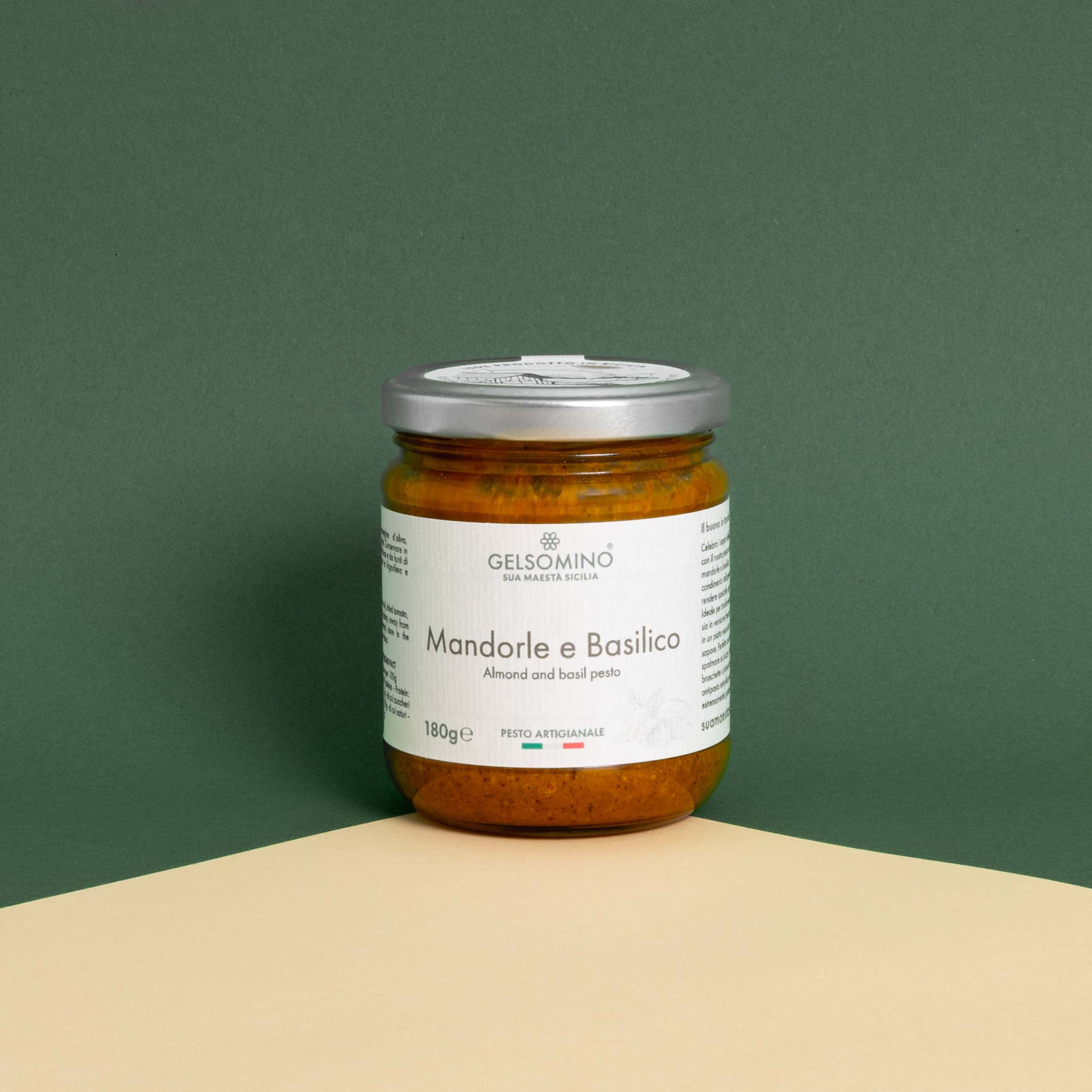 Pesto d'amandes et basilic