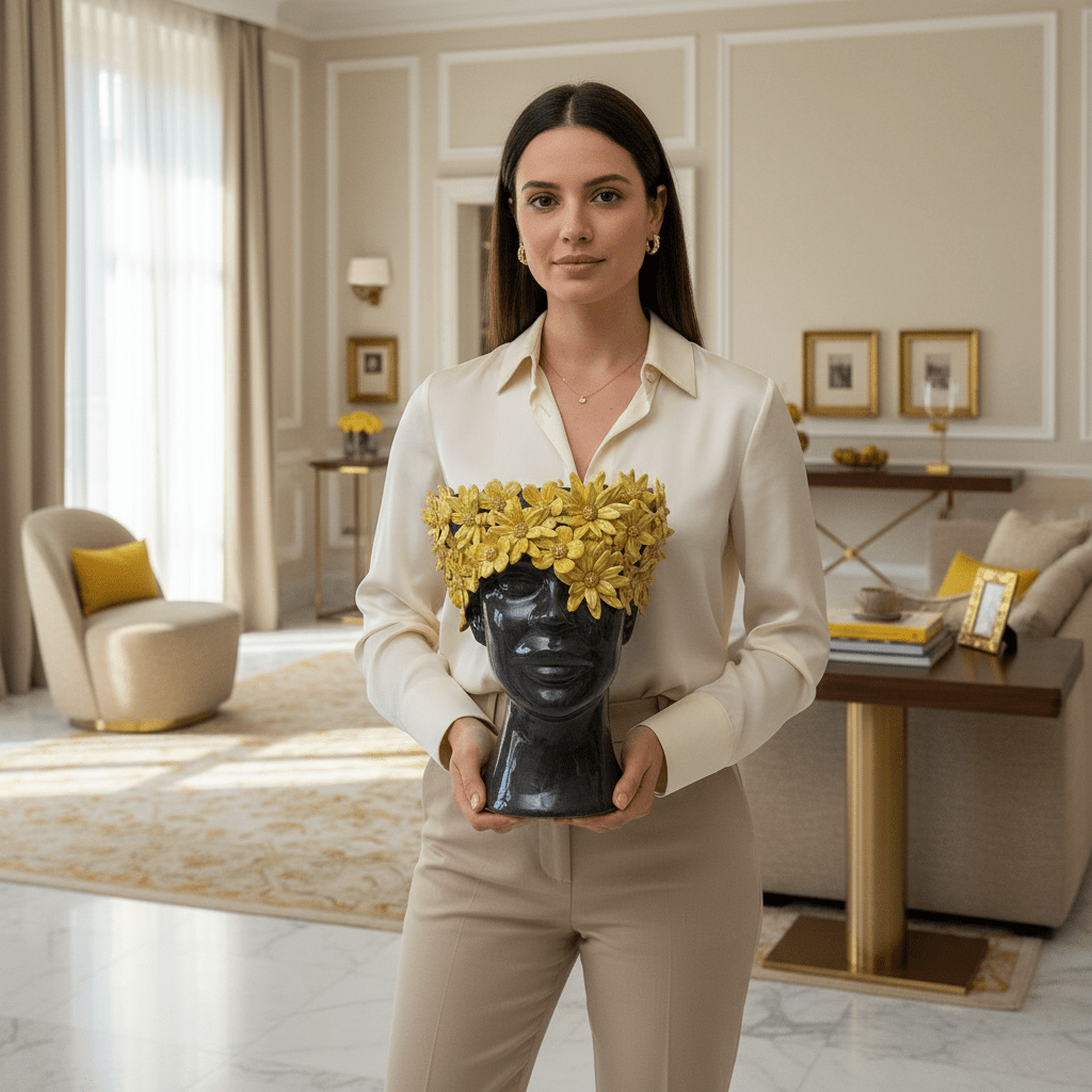 Margherita gialla volto nero - Sua Maestà Sicilia