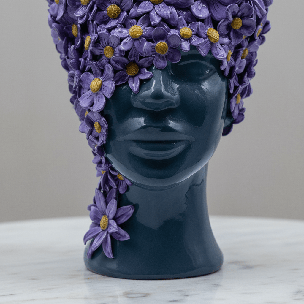 Margherita lilla volto nero - Sua Maestà Sicilia