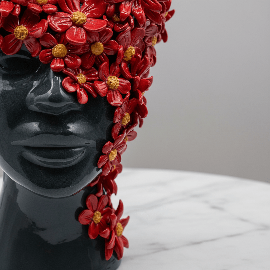 Margherita rossa volto nero - Sua Maestà Sicilia