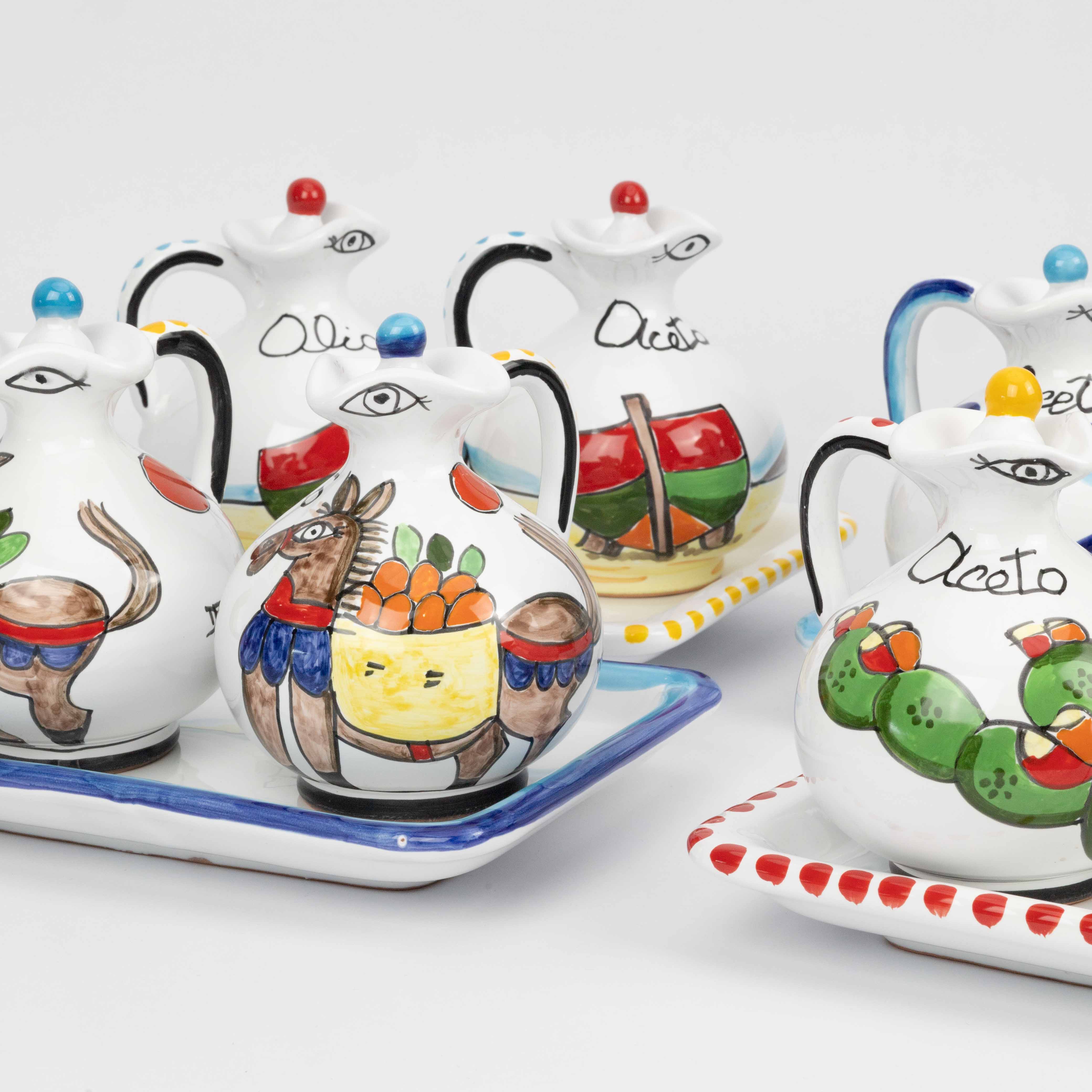 Donkey Oil and Vinegar Set