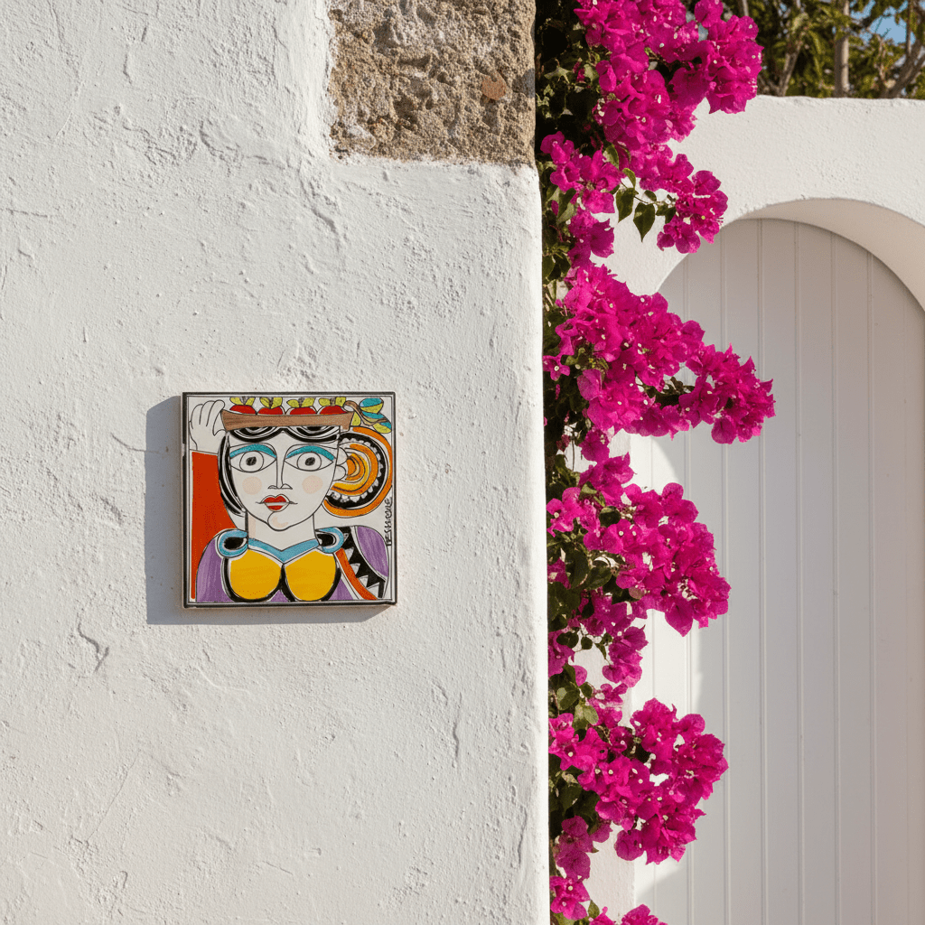 Piastrella Donna - Sua Maestà Sicilia