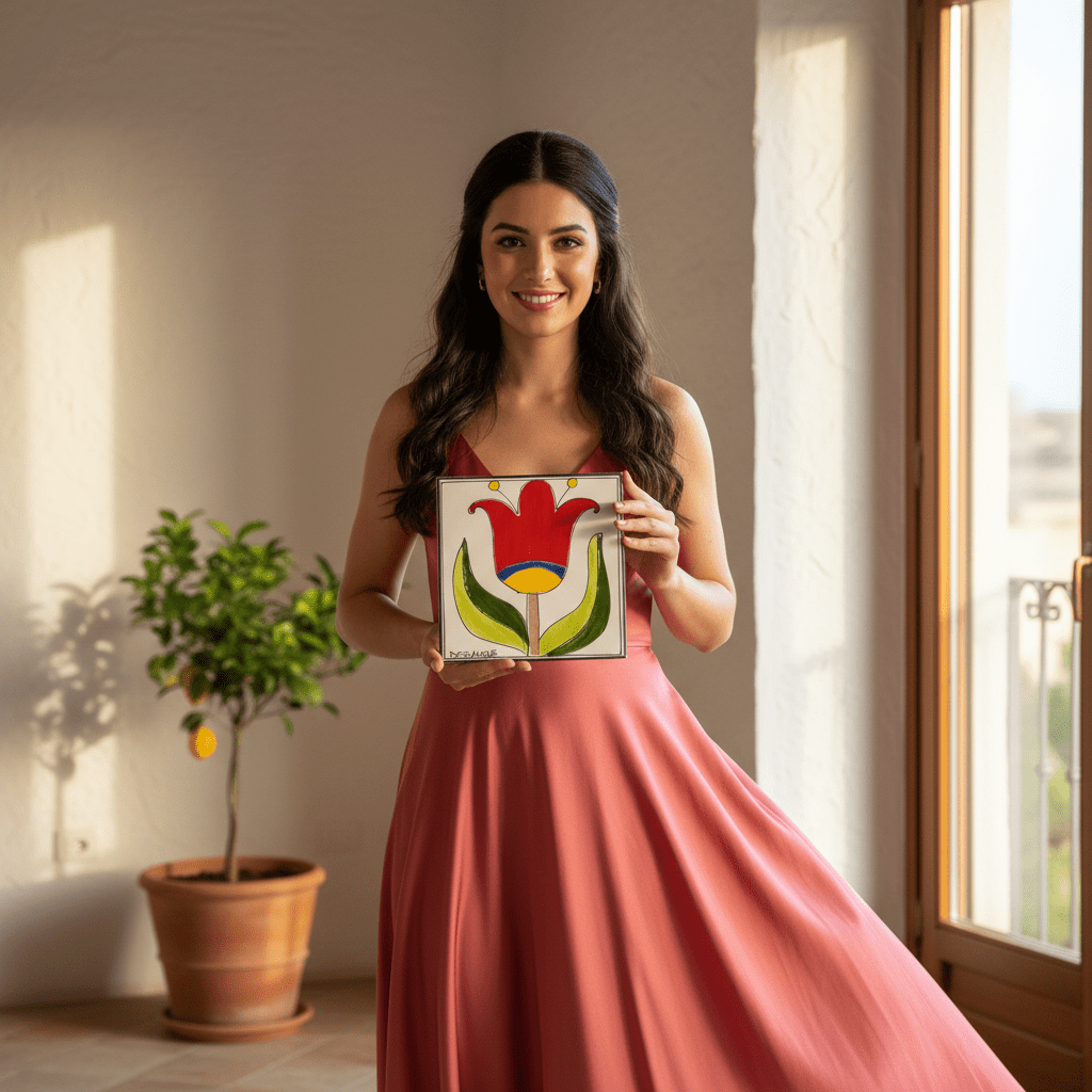 Piastrella Tulipano - Sua Maestà Sicilia