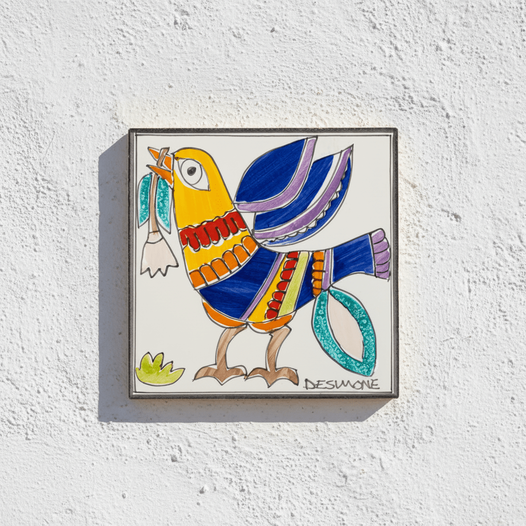 Piastrella Uccello - Sua Maestà Sicilia