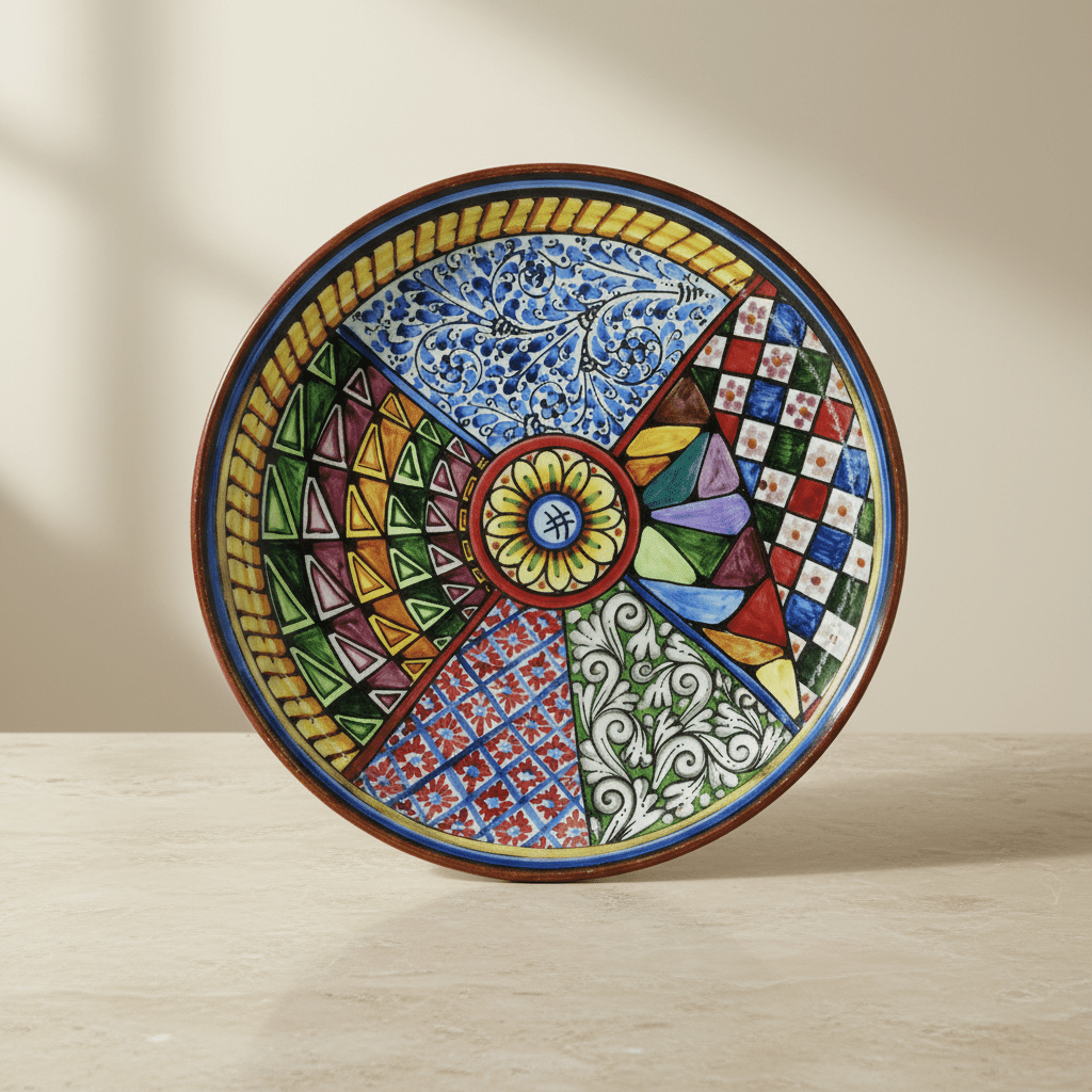 Piatto da murale Sicilyart - Sua Maestà Sicilia