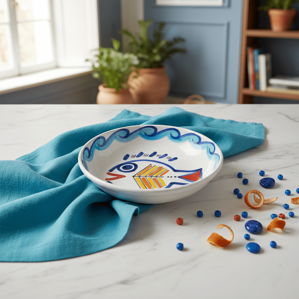 Piatto fondo tondo Levante - Sua Maestà Sicilia