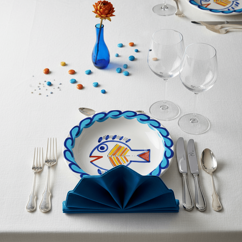 Piatto piano tondo Levante - Sua Maestà Sicilia