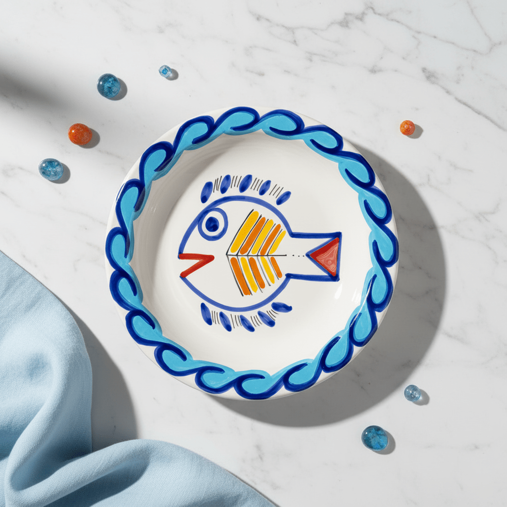 Piatto piano tondo Levante - Sua Maestà Sicilia