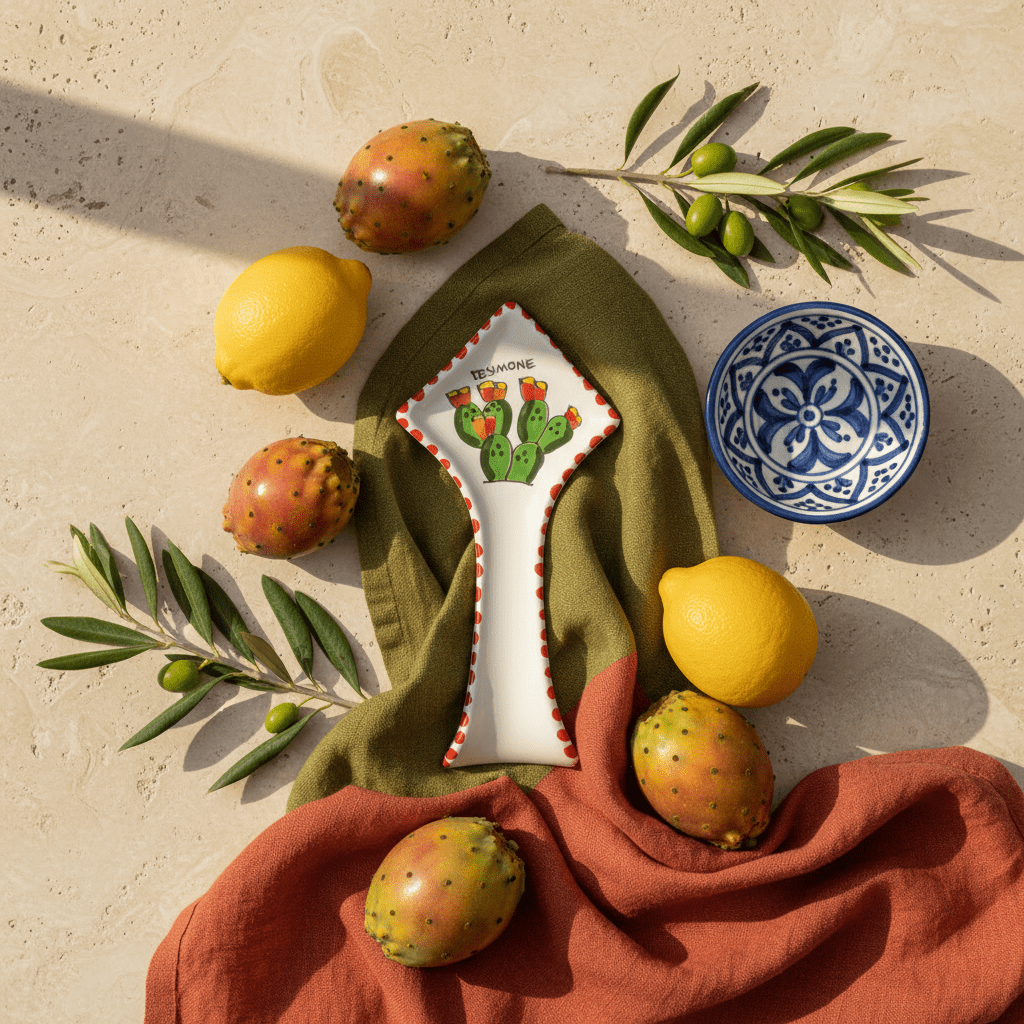 Poggiamestolo fichi d'India - Sua Maestà Sicilia