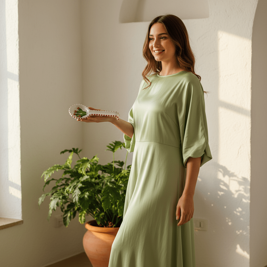 Poggiamestolo tondo Fichi d'India - Sua Maestà Sicilia