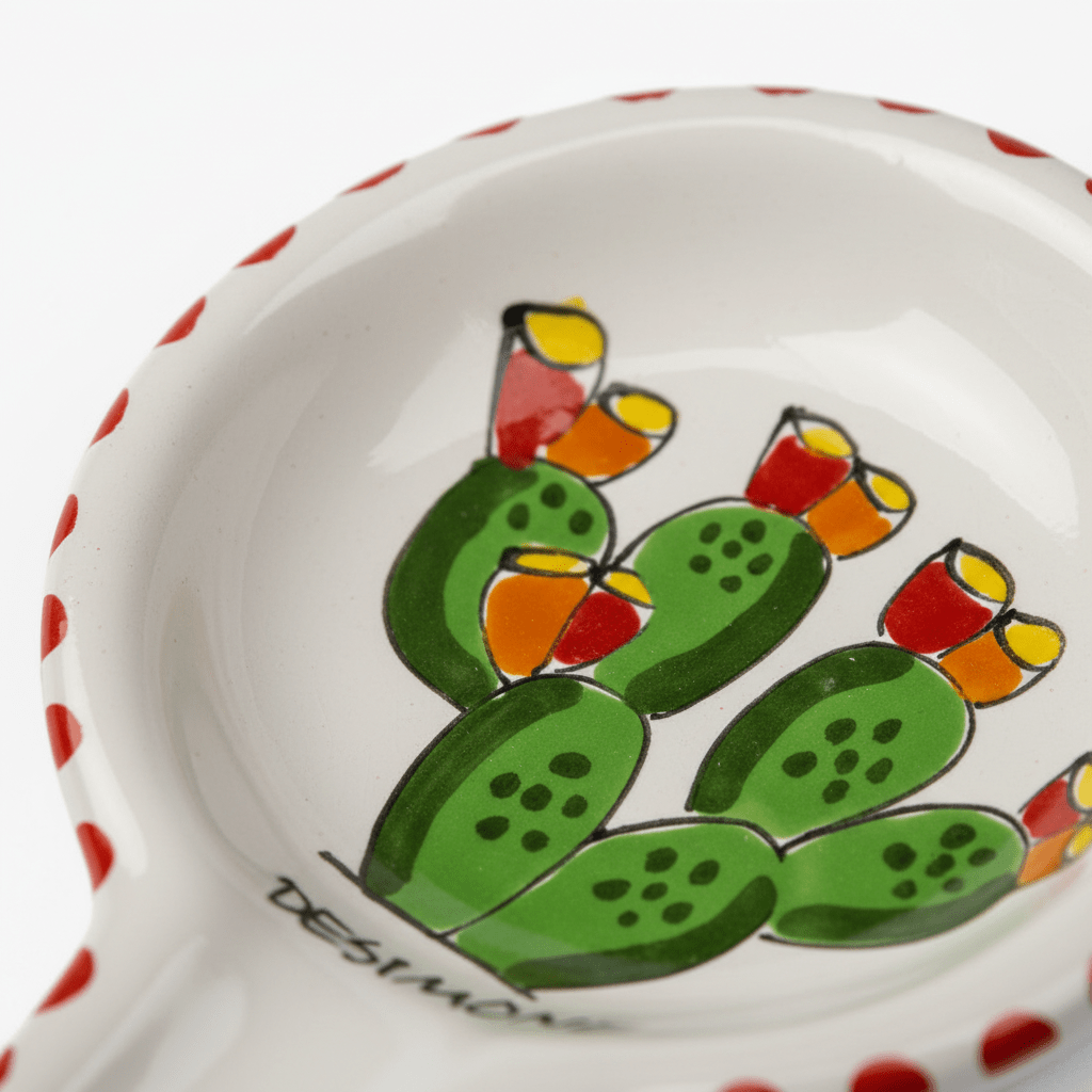 Poggiamestolo tondo Fichi d'India - Sua Maestà Sicilia