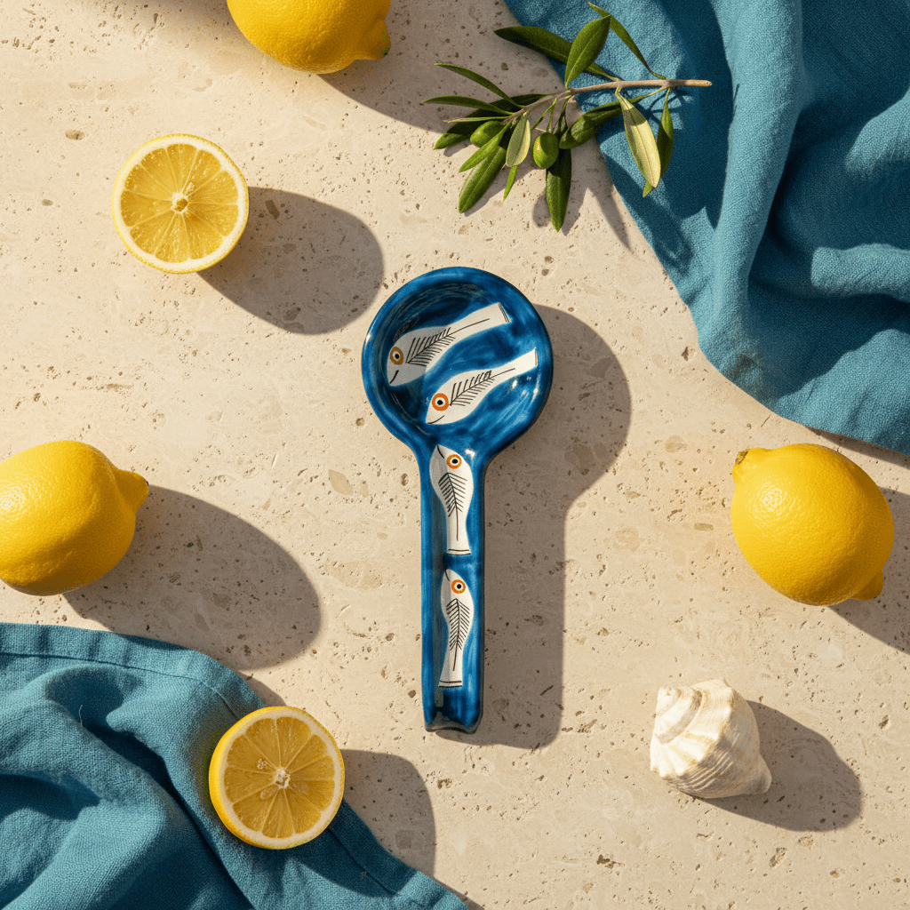 Poggiamestolo tondo Itaca - Sua Maestà Sicilia