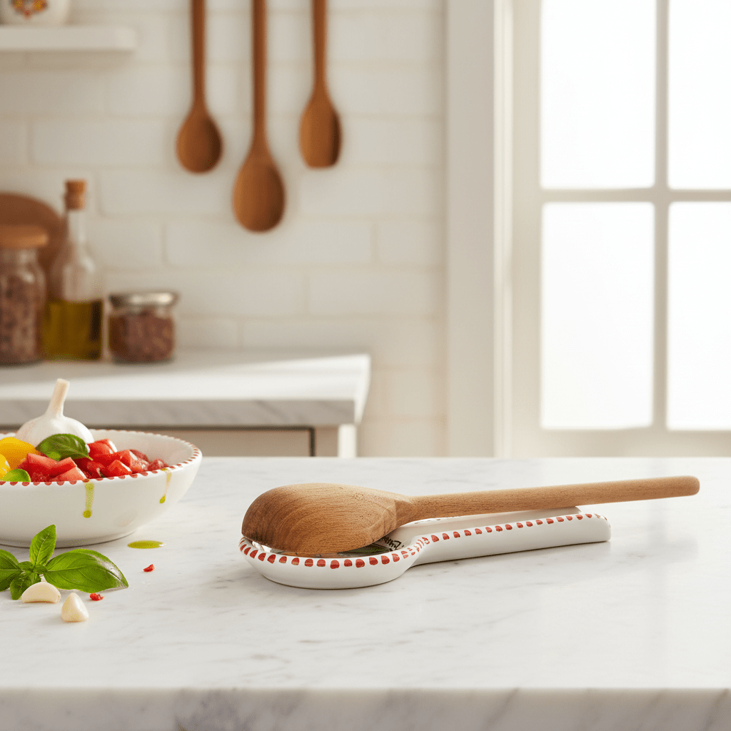 Poggiamestolo tondo Margherita - Sua Maestà Sicilia