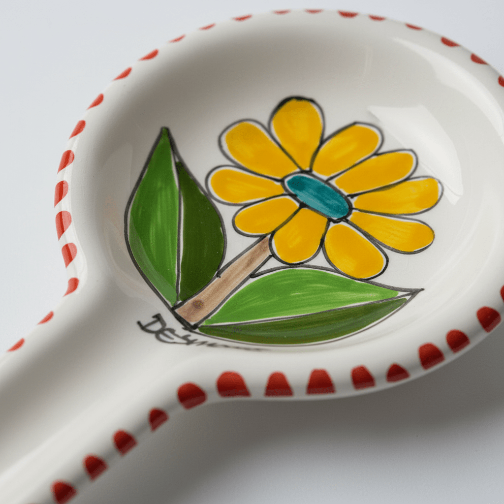 Poggiamestolo tondo Margherita - Sua Maestà Sicilia