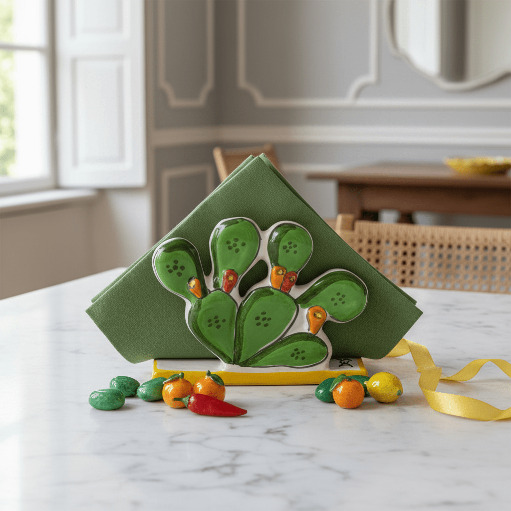 Portatovaglioli Fichi d'india - Sua Maestà Sicilia