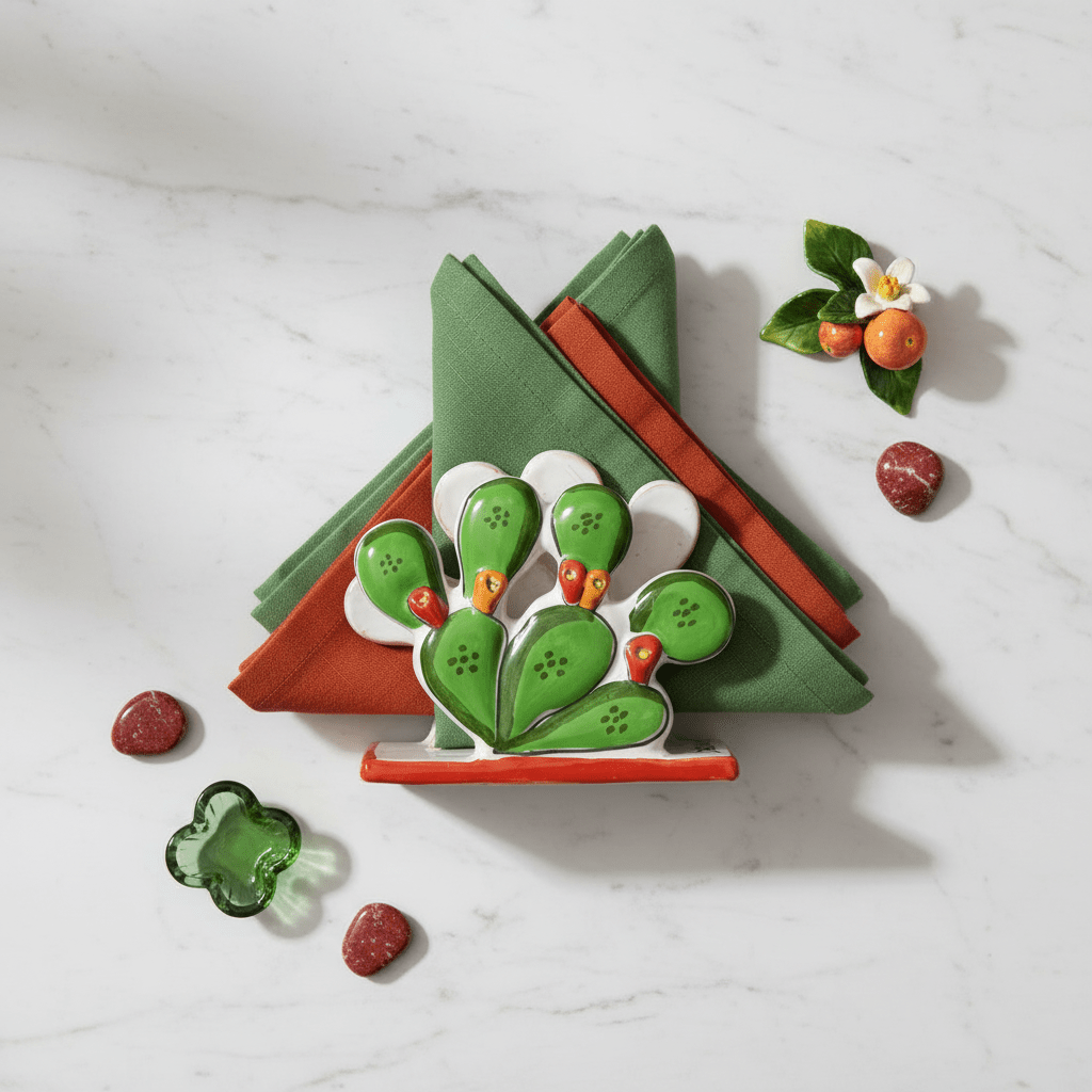 Portatovaglioli Fichi d'india - Sua Maestà Sicilia