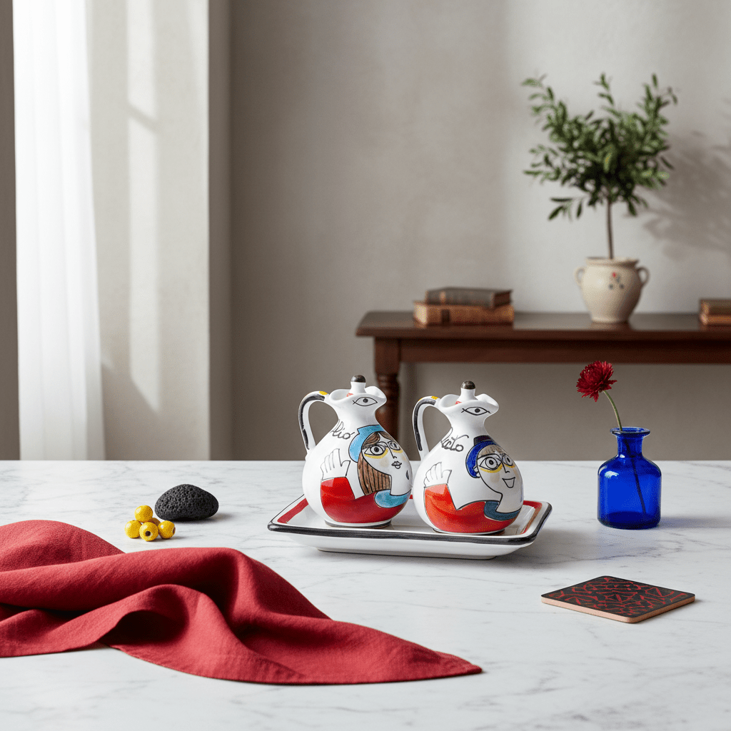 Set Olio e Aceto Salvatore & Caterina - Sua Maestà Sicilia