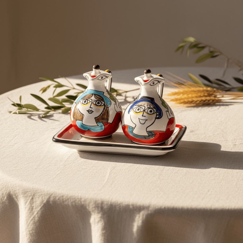 Set Olio e Aceto Salvatore & Caterina - Sua Maestà Sicilia