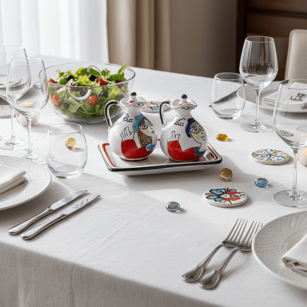 Set Olio e Aceto Salvatore & Caterina - Sua Maestà Sicilia