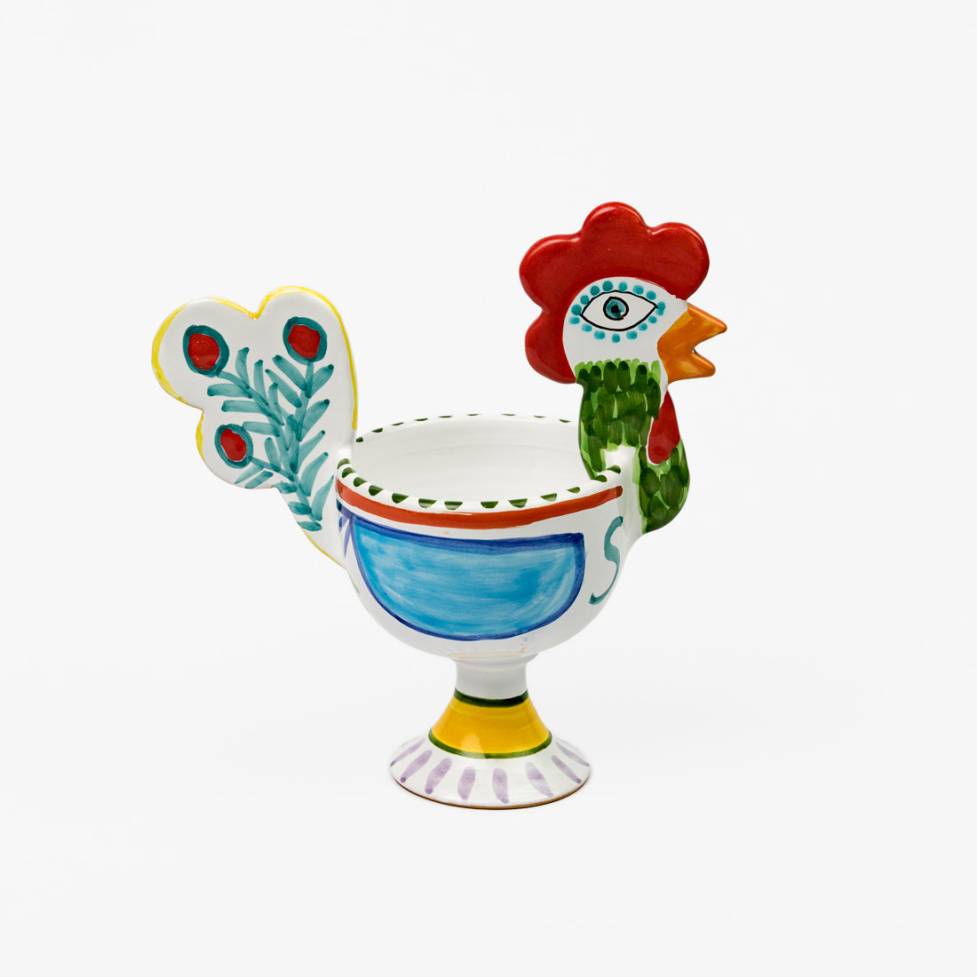 Rooster plant holder