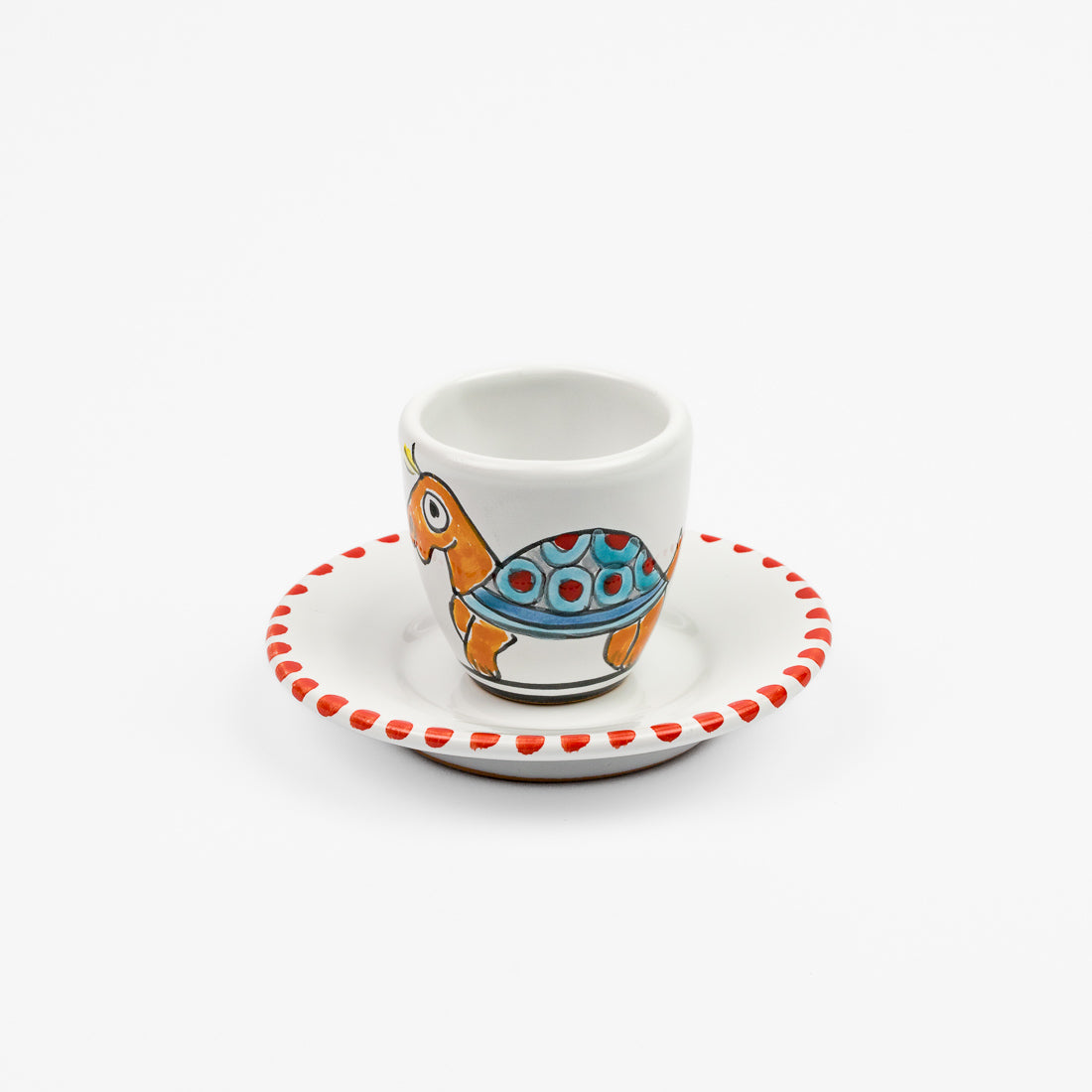 Coffee cup with saucer Turtle