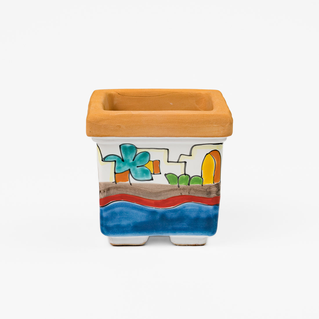 Square plant pot Dammusi