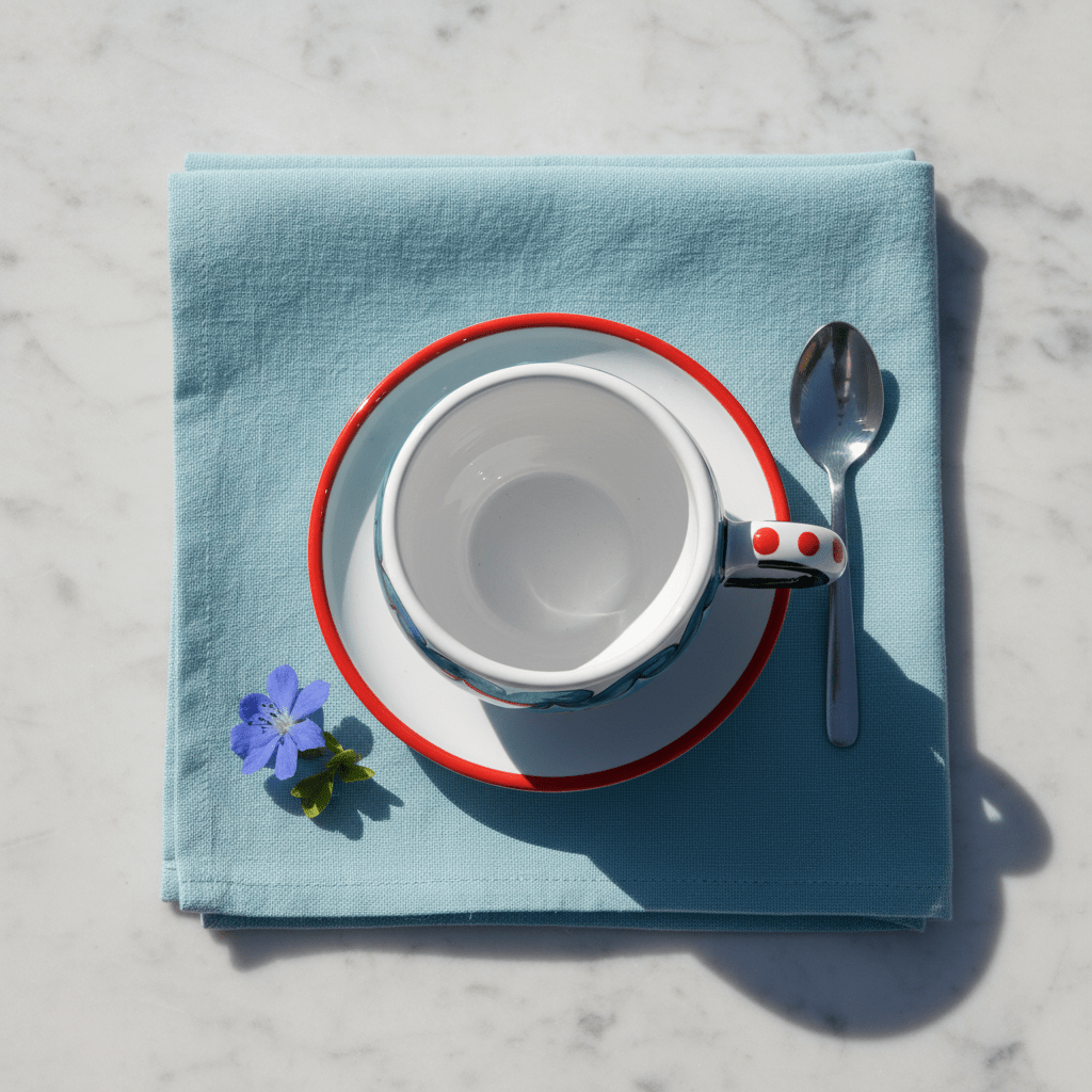 Tazza da Cappuccino con Piattino Gadir - Sua Maestà Sicilia