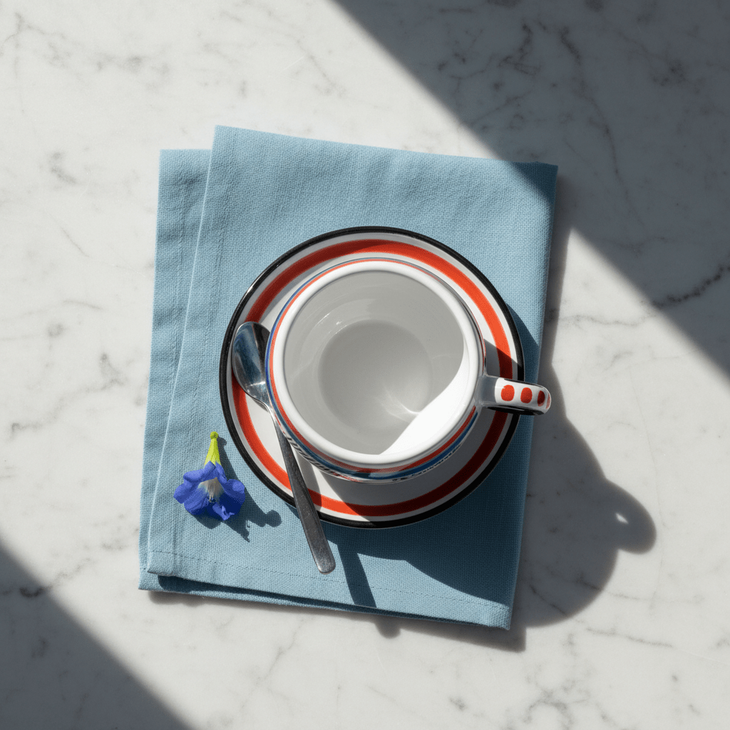 Tazza da Cappuccino con Piattino Itaca - Sua Maestà Sicilia