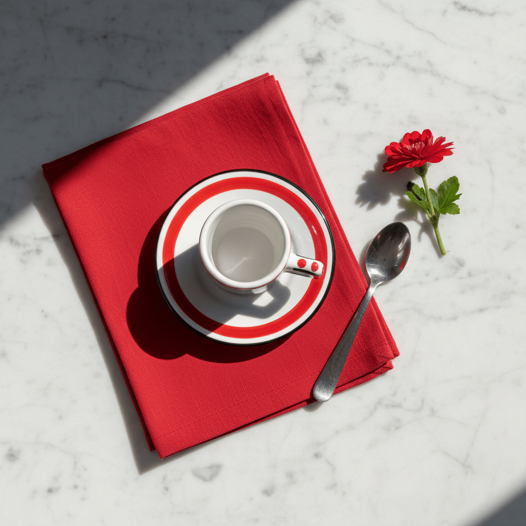Tazzina da caffè cilindrica con piattino Itaca - Sua Maestà Sicilia