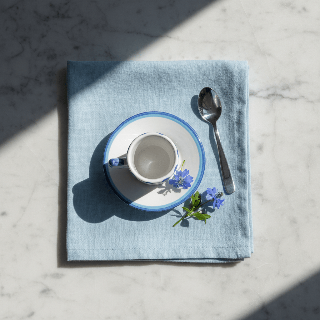 Tazzina da caffè cilindrica con piattino Levante - Sua Maestà Sicilia