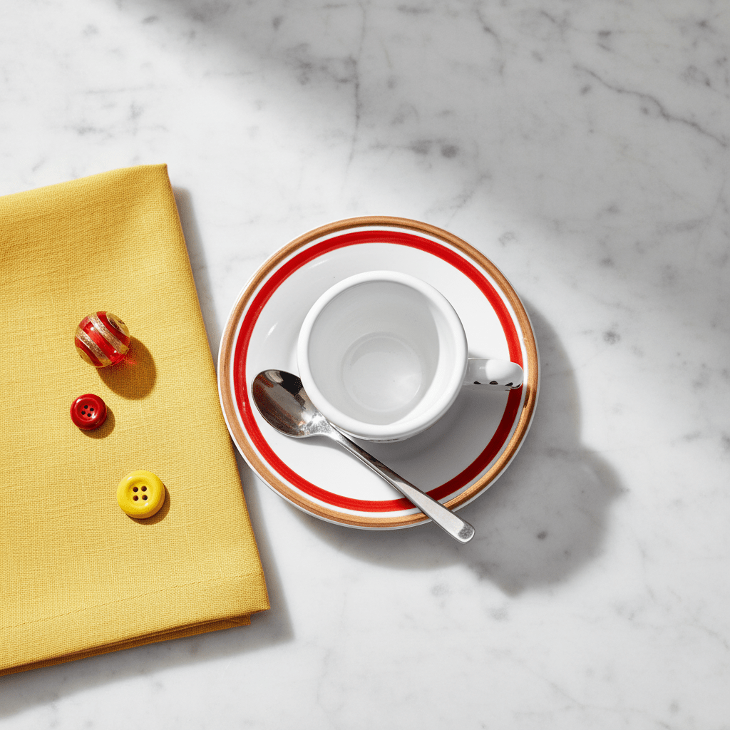 Tazzina da caffè con piattino Dammusi - Sua Maestà Sicilia