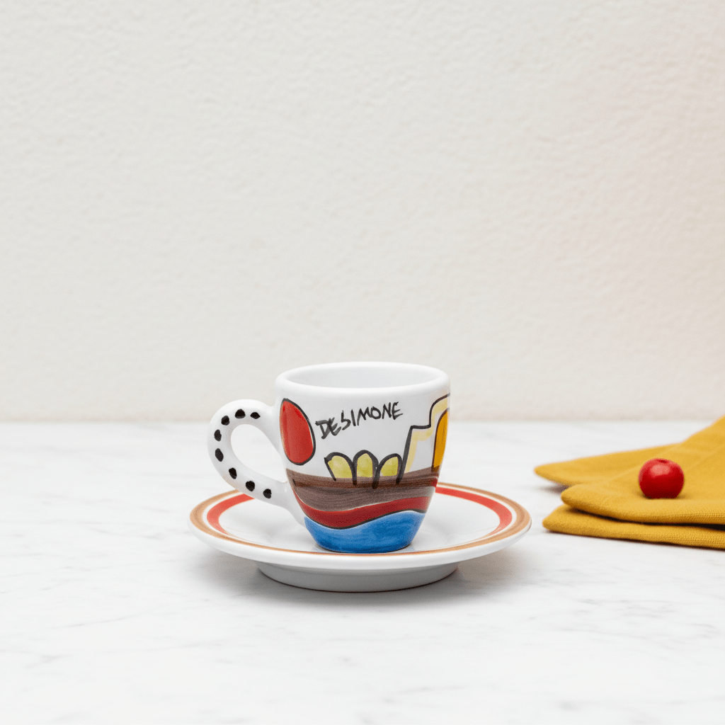 Tazzina da caffè con piattino Dammusi - Sua Maestà Sicilia