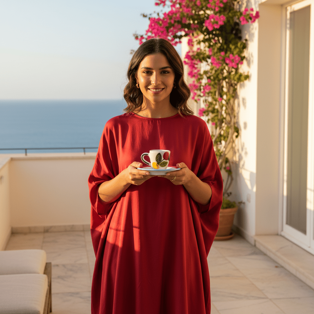 Tazzina da caffè con piattino Fantasia - Sua Maestà Sicilia