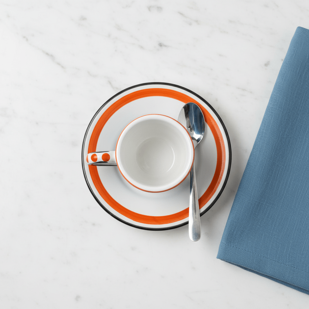 Tazzina da caffè con piattino Itaca - Sua Maestà Sicilia