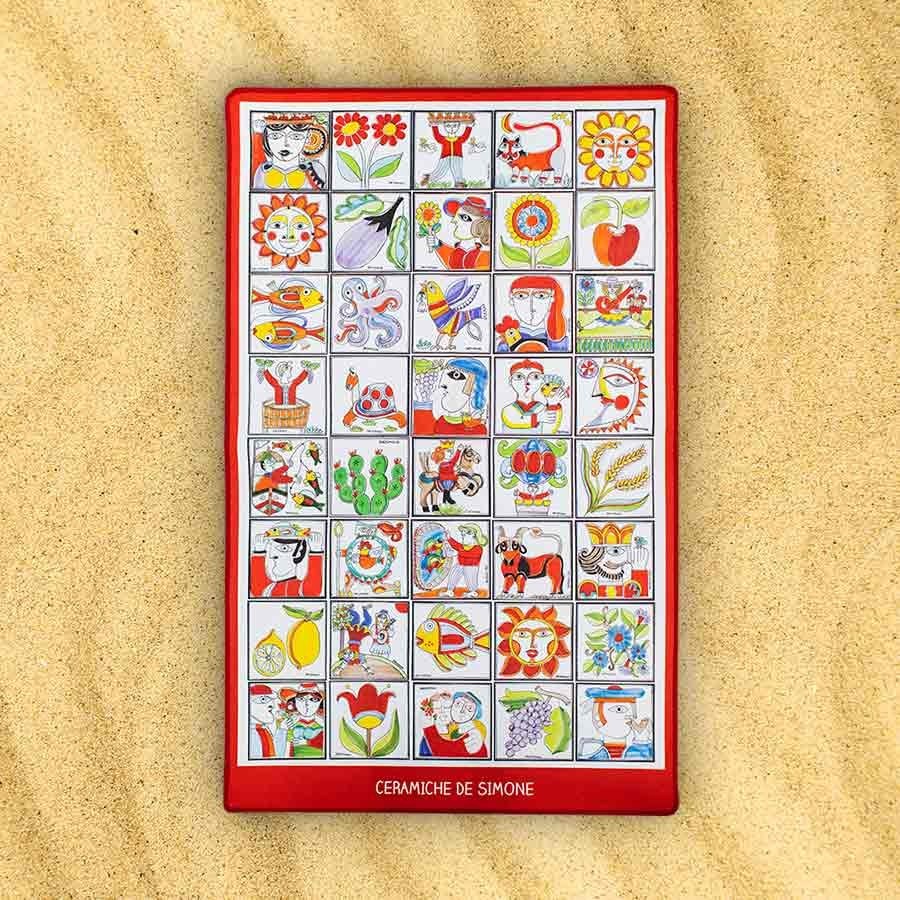 Serviette de plage patchwork